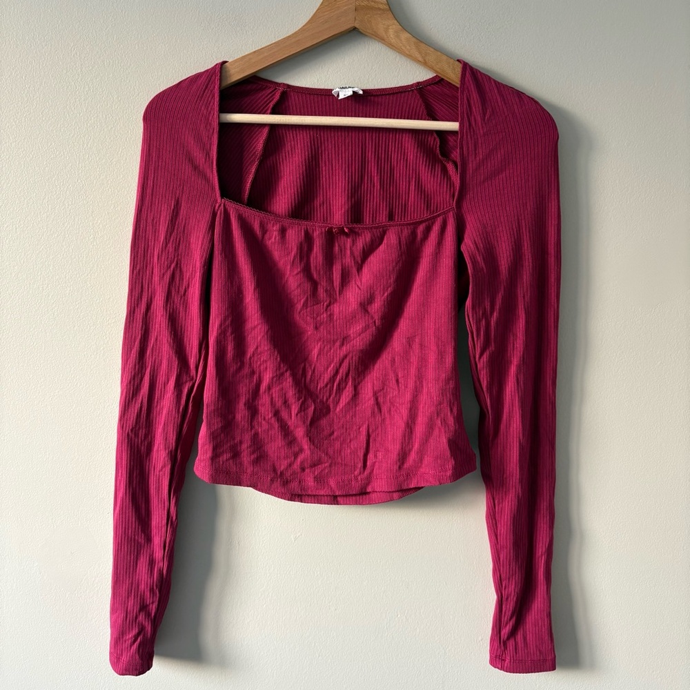Garage Ribbed Long Sleeve Shirt